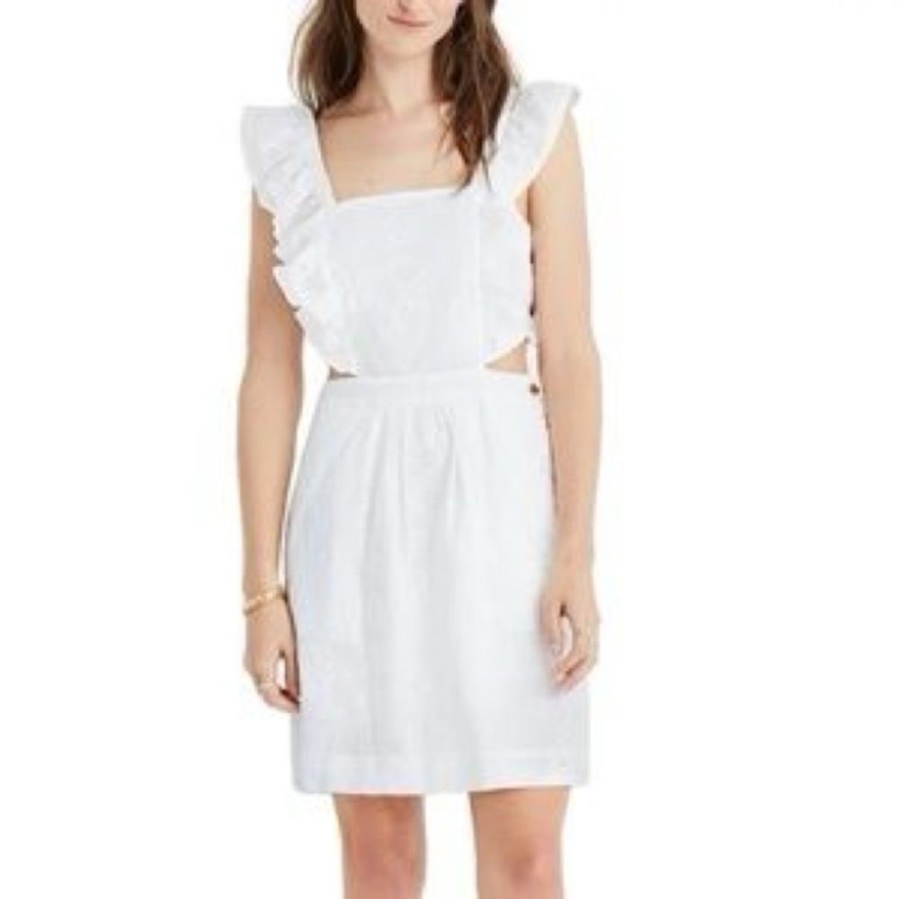 Madewell Leilani Eyelet Apron Sun Dress